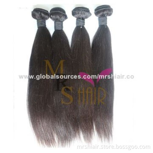 Unprocessed light yaki style hair weaves